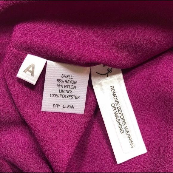 Ann Taylor Loft magenta/purple dress - Picture 3 of 5